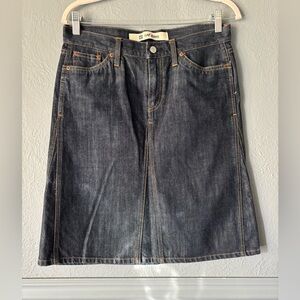 GAP | Cotton Denim Skirt | Dark Wash | 8 💙👢